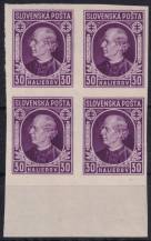 1939, Slovenský stát, 028N, Výplatní známka: Andrej Hlinka ✶✶ ⊞ o D