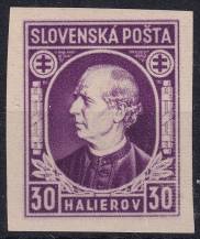 1939, Slovenský stát, 028NDV, Výplatní: Andrej Hlinka ✶✶