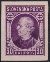 1939, Slovenský stát, 028NDV, Výplatní: Andrej Hlinka ✶✶