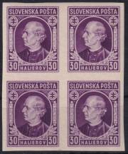 1939, Slovenský stát, 028NDV, Výplatní známka: Andrej Hlinka ✶✶ ⊞