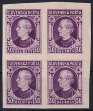 1939, Slovenský stát, 028NDV, Výplatní známka: Andrej Hlinka ✶✶ ⊞
