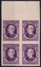 1939, Slovenský stát, 028NDV, Výplatní známka: Andrej Hlinka ✶✶ ⊞ o H