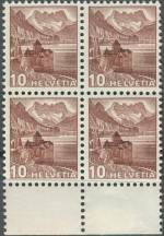 1939, Švýcarsko, 0363a, Výplatní známka: Regiony ∗∗ ⊞ o D