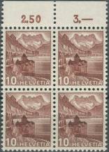 1939, Švýcarsko, 0363ap, Výplatní známka: Regiony ∗∗ ⊞ o H