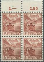 1939, Švýcarsko, 0363bp, Výplatní známka: Regiony ∗∗ ⊞ o H