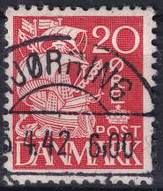 1940, Dánsko, 262, Výplatní známka: Karavela ⊙ 