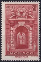 1940, Monako, 0221, Výplatní: pohledy - vstup do zámku ✶