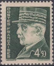 1941/1942, Francie, 0530, Výplatní známka: Maršál Pétain ✶✶