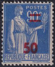 1941, Francie, 0484, Výplatní známka ✶✶