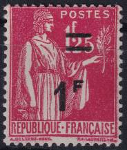 1941, Francie, 0485, Výplatní známka ✶✶