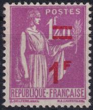 1941, Francie, 0486, Výplatní známka ✶✶