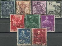 1941, Švýcarsko, 0377/0385, Výplatní známky: Historické události ⊙
