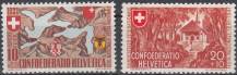 1941, Švýcarsko, 0396/0397, Pro Patria: 650 let spříseženství, **