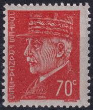 1942, Francie, 0518, Výplatní známka: Maršál Pétain ✶✶