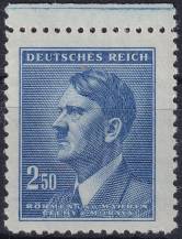 1942, Protektorát, 090ú, Výplatní známka: Adolf Hitler ✶✶ o H