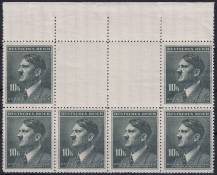 1942, Protektorát, 096VK-7, Výplatní známka: Adolf Hitler ✶✶ ⊞ p V o H