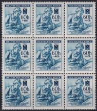 1942, Protektorát, 100DV, Německý červený kříž (III. vydání) ✶✶ ⊞