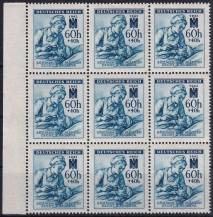 1942, Protektorát, 100DV, Německý červený kříž (III. vydání) ✶✶ ⊞ o L