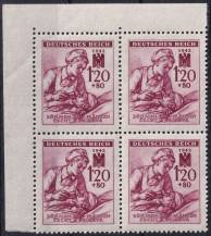 1942, Protektorát, 101, Německý červený kříž (III. vydání) ✶✶ ⊞ L H