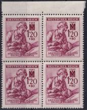 1942, Protektorát, 101DV, Německý červený kříž (III. vydání) ✶✶ ⊞ o H