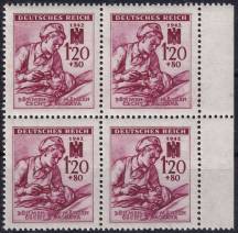 1942, Protektorát, 101DV, Německý červený kříž (III. vydání) ✶✶ ⊞ o P