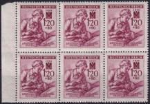 1942, Protektorát, 101DV, Německý červený kříž (III. vydání) ✶✶ ⊞ o L