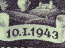 1943, Protektorát, 102DV, Den poštovní známky ✶✶