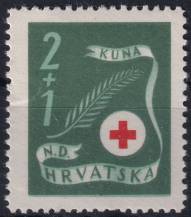 1944, Chorvatský stát, 0167, Červený kříž ✶✶