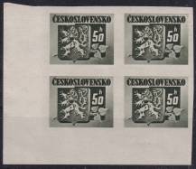 1945, ČSR II, 0363B, Výplatní známky: Bratislavské vydání ✶✶ ⊞ L D
