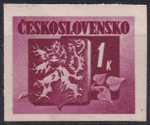 1945, ČSR II, 0364, Výplatní známka: Bratislavské vydání ✶✶  