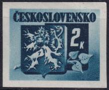 1945, ČSR II, 0366, Výplatní známka: Bratislavské vydání ✶✶  