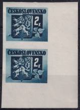 1945, ČSR II, 0366A  Výplatní známka: Bratislavské vydání ✶✶ ⊟ P D