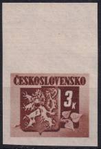 1945, ČSR II, 0368, Výplatní známka: Bratislavské vydání ✶✶  o H