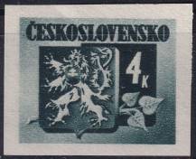 1945, ČSR II, 0369, Výplatní známka: Bratislavské vydání ✶✶  