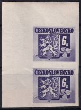 1945, ČSR II, 0370B, Výplatní známka: Bratislavské vydání ✶✶ ⊟ L H