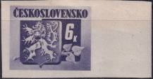 1945, ČSR II, 0370B, Výplatní známka: Bratislavské vydání ✶✶  o P
