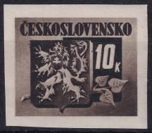 1945, ČSR II, 0371B, Výplatní známka: Bratislavské vydání ✶  