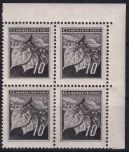 1945, ČSR II, 0372, Výplatní známky: Lipová ratolest  ✶✶ ⊞ P H