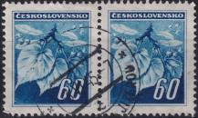 1945, ČSR II, 0375, Výplatní známky: Lipová ratolest  ⊙  ⊟ 
