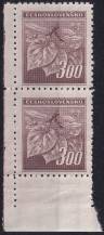1945, ČSR II, 0379, Výplatní známka: Lipová ratolest ✶✶ ⊟ L D