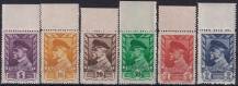 1945, ČSR II, 0381/386, Výplatní známky: Moskevské vydání  ✶✶  o H