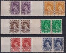 1945, ČSR II, 0381/386, Výplatní známky: Moskevské vydání  ✶✶  ⊟  o L