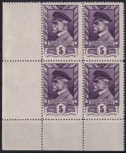 1945, ČSR II, 0381VV, Výplatní známka: Moskevské vydání ✶✶ ⊞ L D