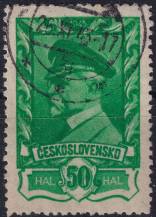 1945, ČSR II, 0384, Výplatní známka: Moskevské vydání  ⊙