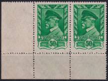 1945, ČSR II, 0384, Výplatní známka: Moskevské vydání  ✶✶  ⊟ L D