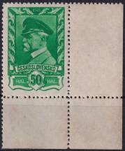 1945, ČSR II, 0384, Výplatní známka: Moskevské vydání  ✶  P D