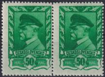 1945, ČSR II, 0384VV, Výplatní známka: Moskevské vydání ✶✶ ⊟