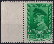 1945, ČSR II, 0384VV, Výplatní známka: Moskevské vydání ✶✶ o L