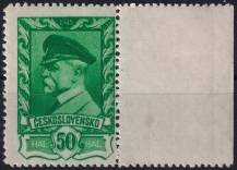 1945, ČSR II, 0384VV, Výplatní známka: Moskevské vydání ✶✶ o P