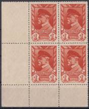 1945, ČSR II, 0385, DV91, Moskevské vydání, 4blok, **